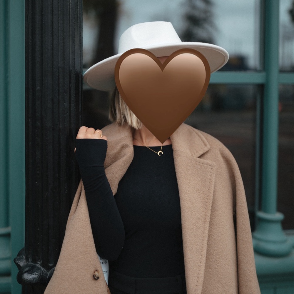 Babaton Slouch Mid Coat in Camel Brown - Picture 7 of 8